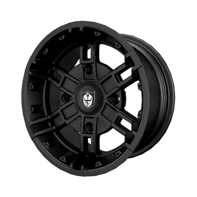 Part Number : 1522544-458 WHEEL-14X7  4 BUCKLE CST FLBLK  - PEÇA POLARIS